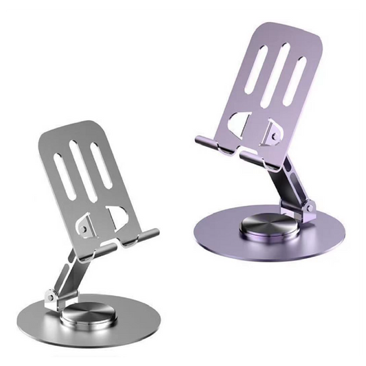 Soporte Para Teléfono Móvil Giratorio Plegable Y Ajustable