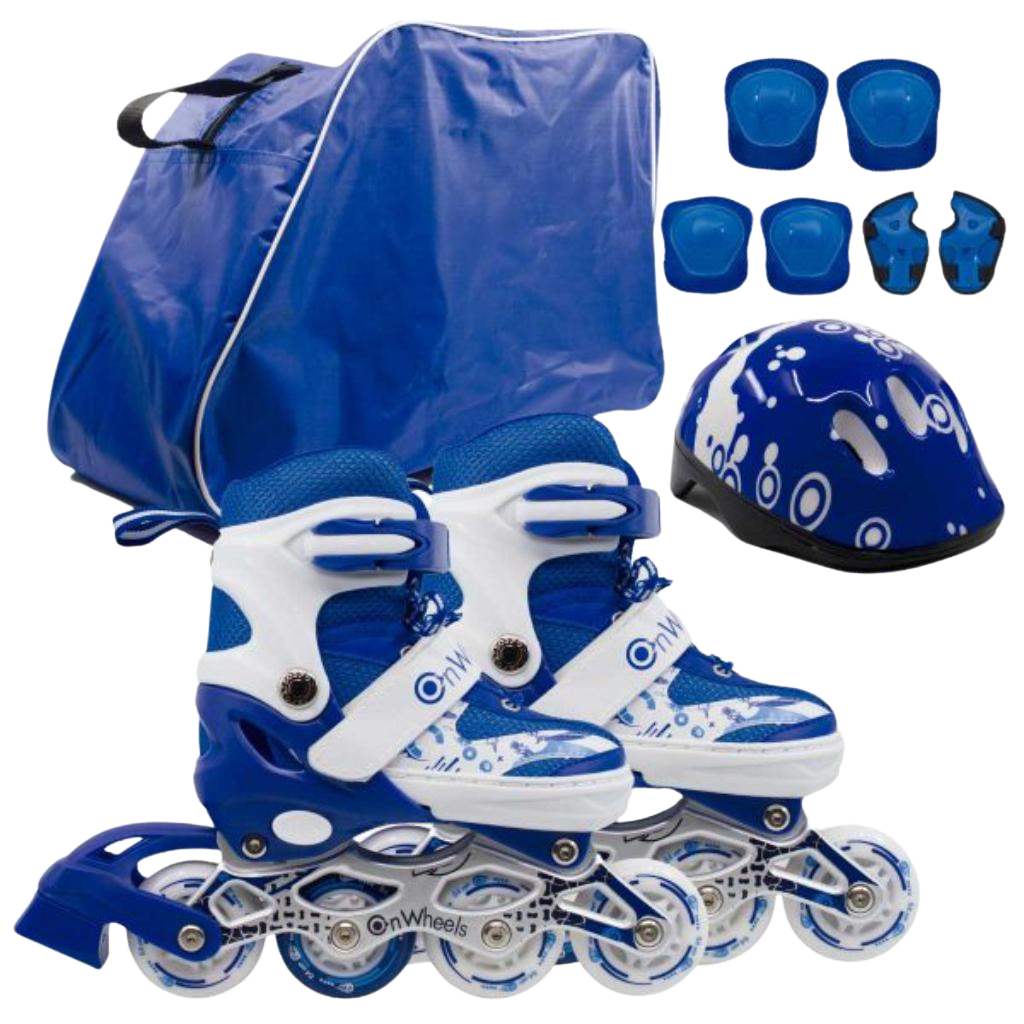 Combo de Patines Onwheels + Kit de Protección + Casco