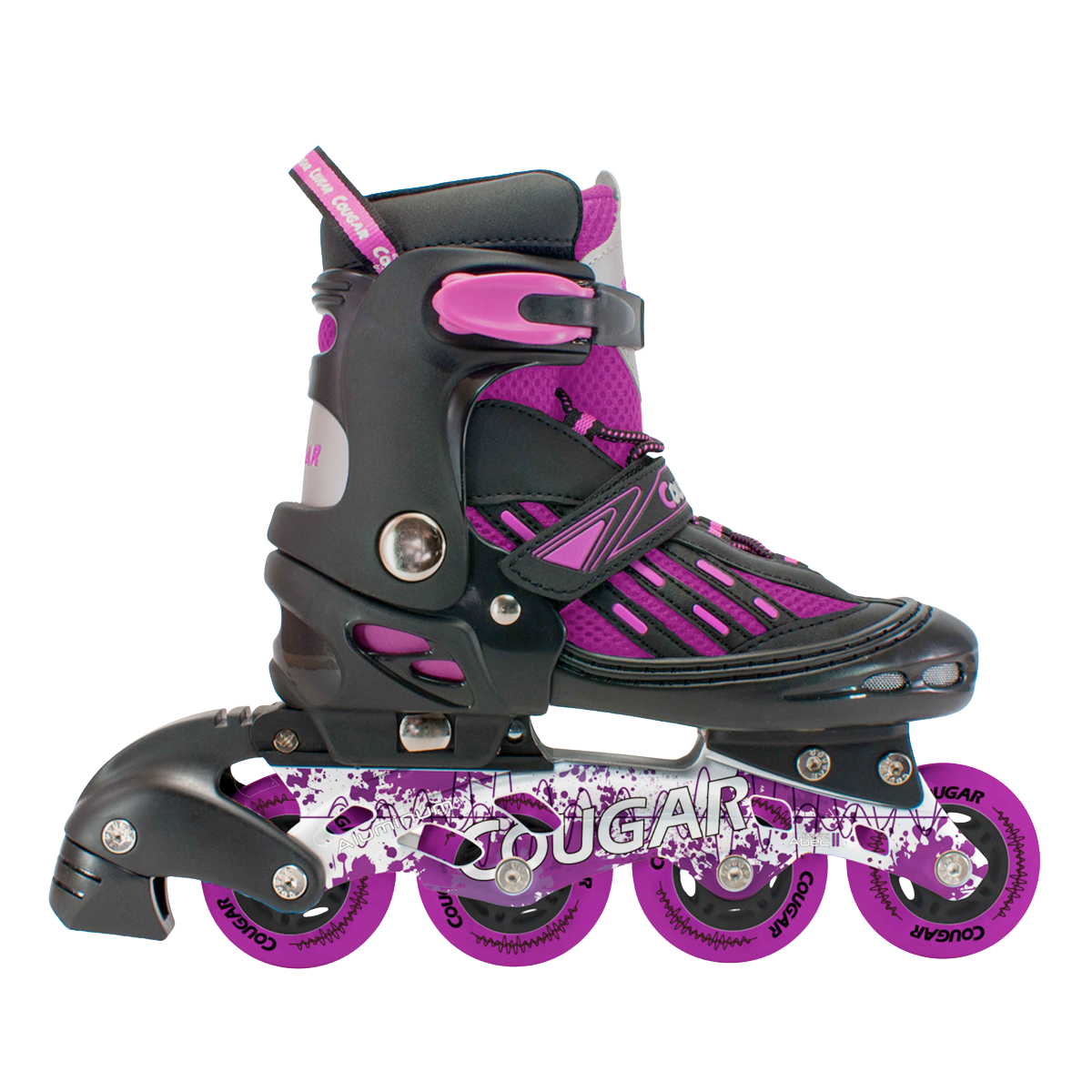 Patines Ajustables Cougar MZS833LG + Maleta