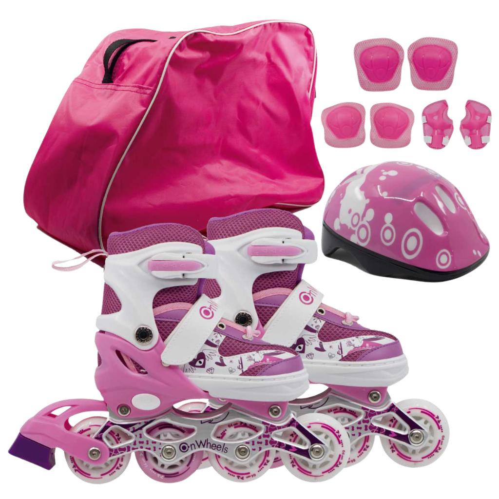 Combo de Patines Onwheels + Kit de Protección + Casco