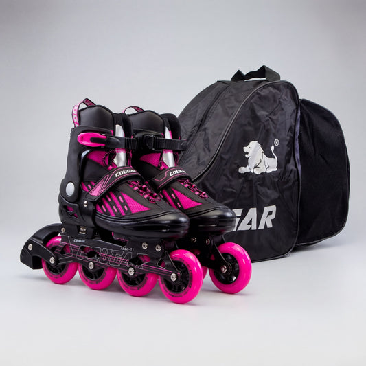 Patines Ajustables Cougar MZS833LG + Maleta