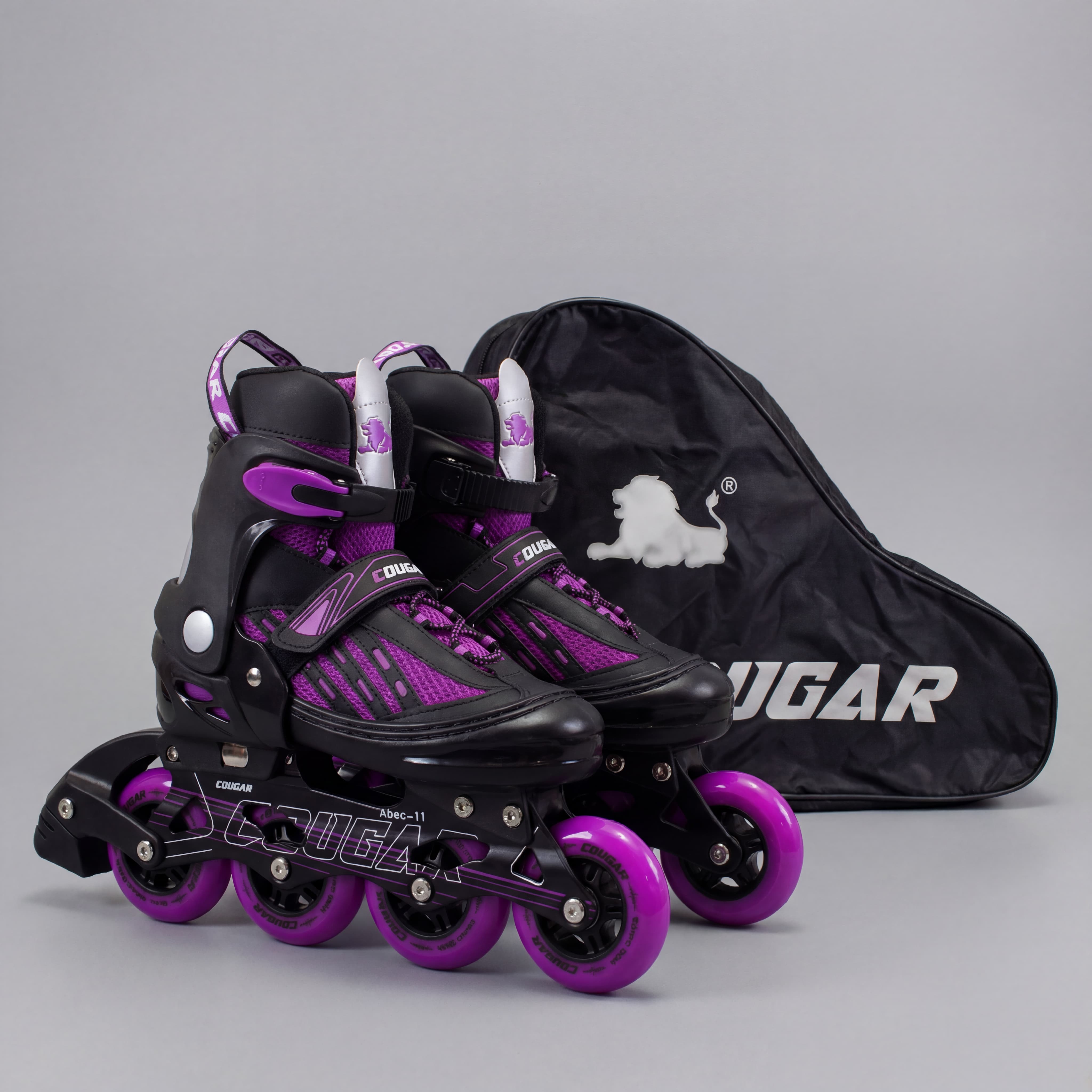 Patines Ajustables Cougar MZS833LG + Maleta