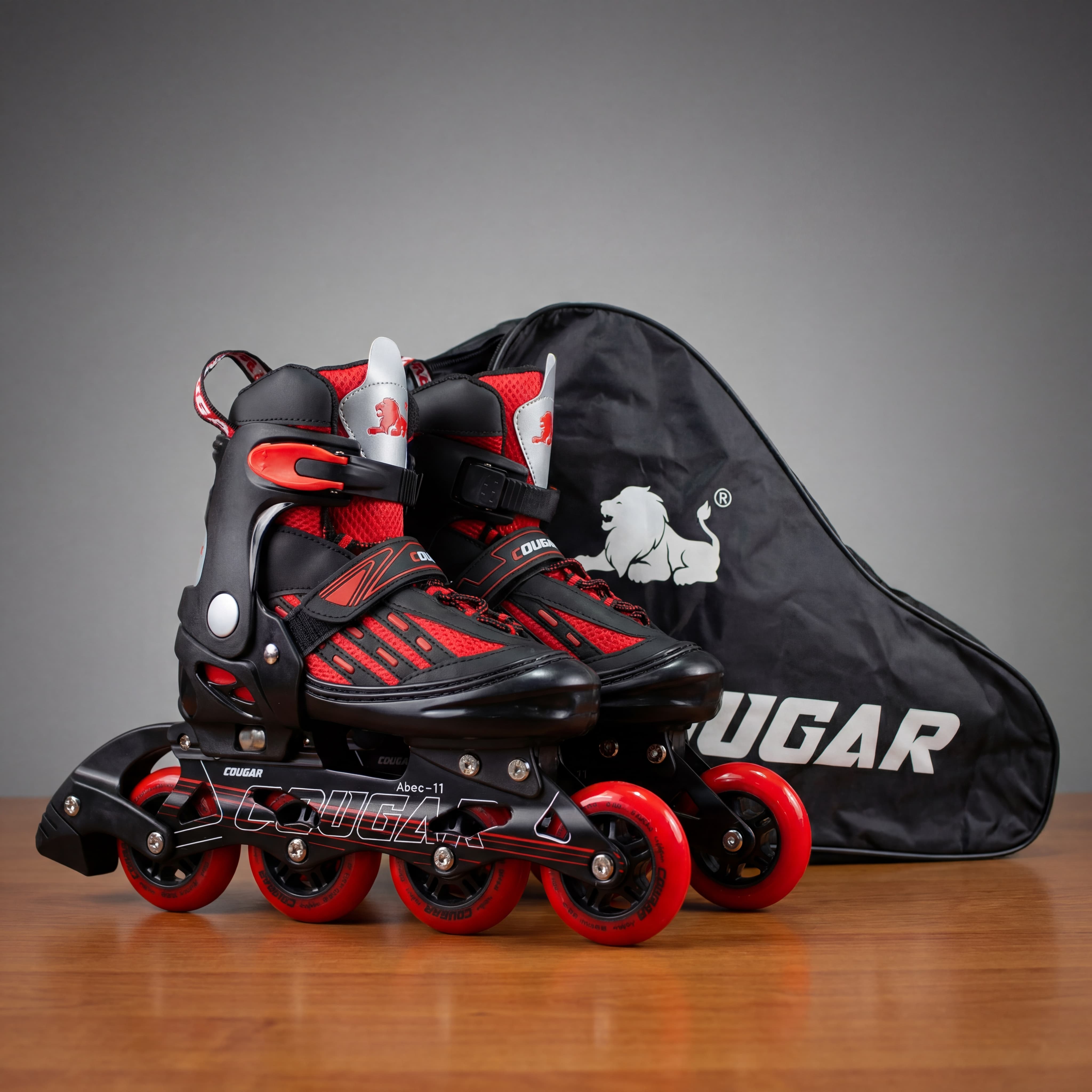 Patines Ajustables Cougar MZS833LG + Maleta