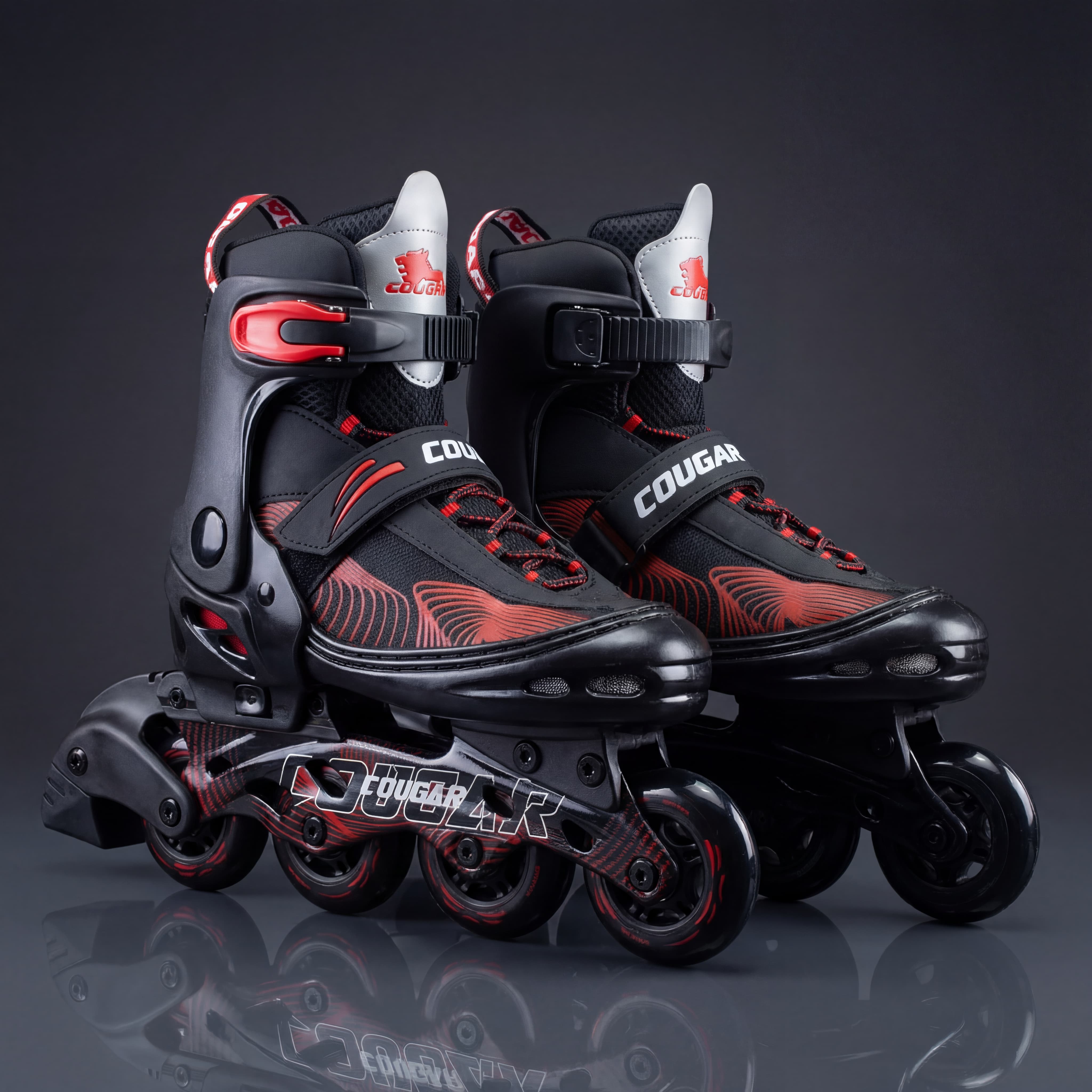 Patines Ajustables Cougar MZS833HQ (Llantas 72, 74, 76mm)