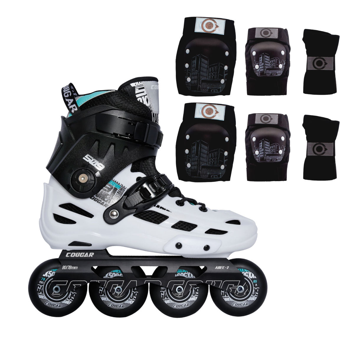 Patines en Línea Semiprofesionales Slalom MZS509