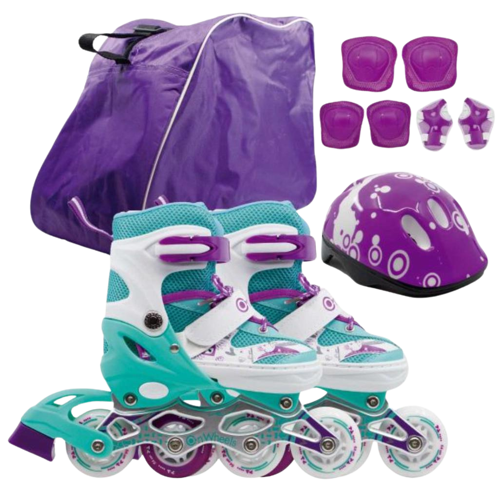Combo de Patines Onwheels + Kit de Protección + Casco
