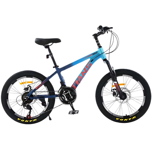 Bicicleta Tians para niños 6-9 años en Aluminio con Rin 20" + Shimano Revoshift 7V + Frenos de disco