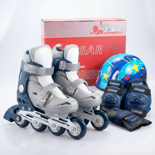 Set de Patinaje Infantil Cougar