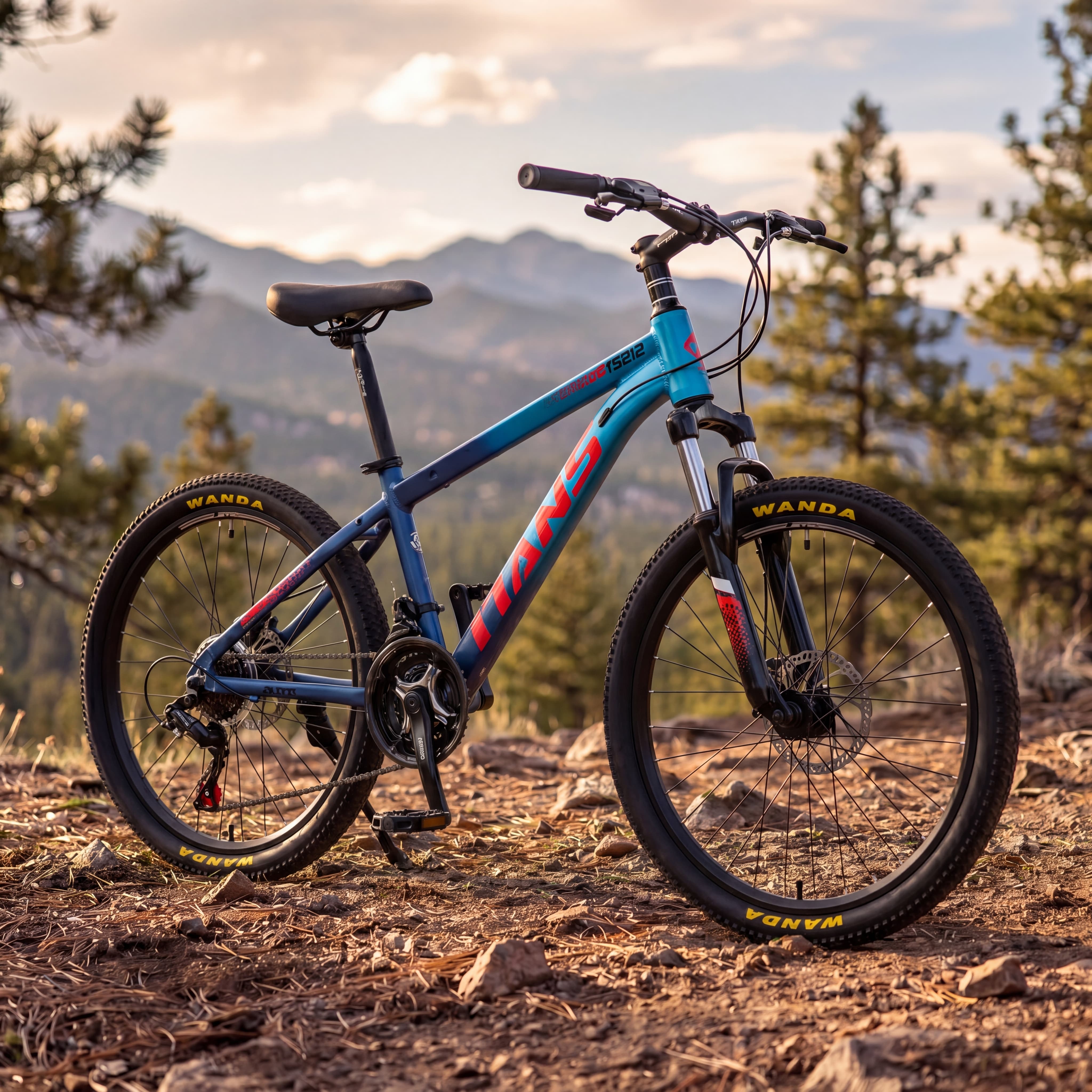 Bicicleta Tians para niños 6-9 años en Aluminio con Rin 20" + Shimano Revoshift 7V + Frenos de disco