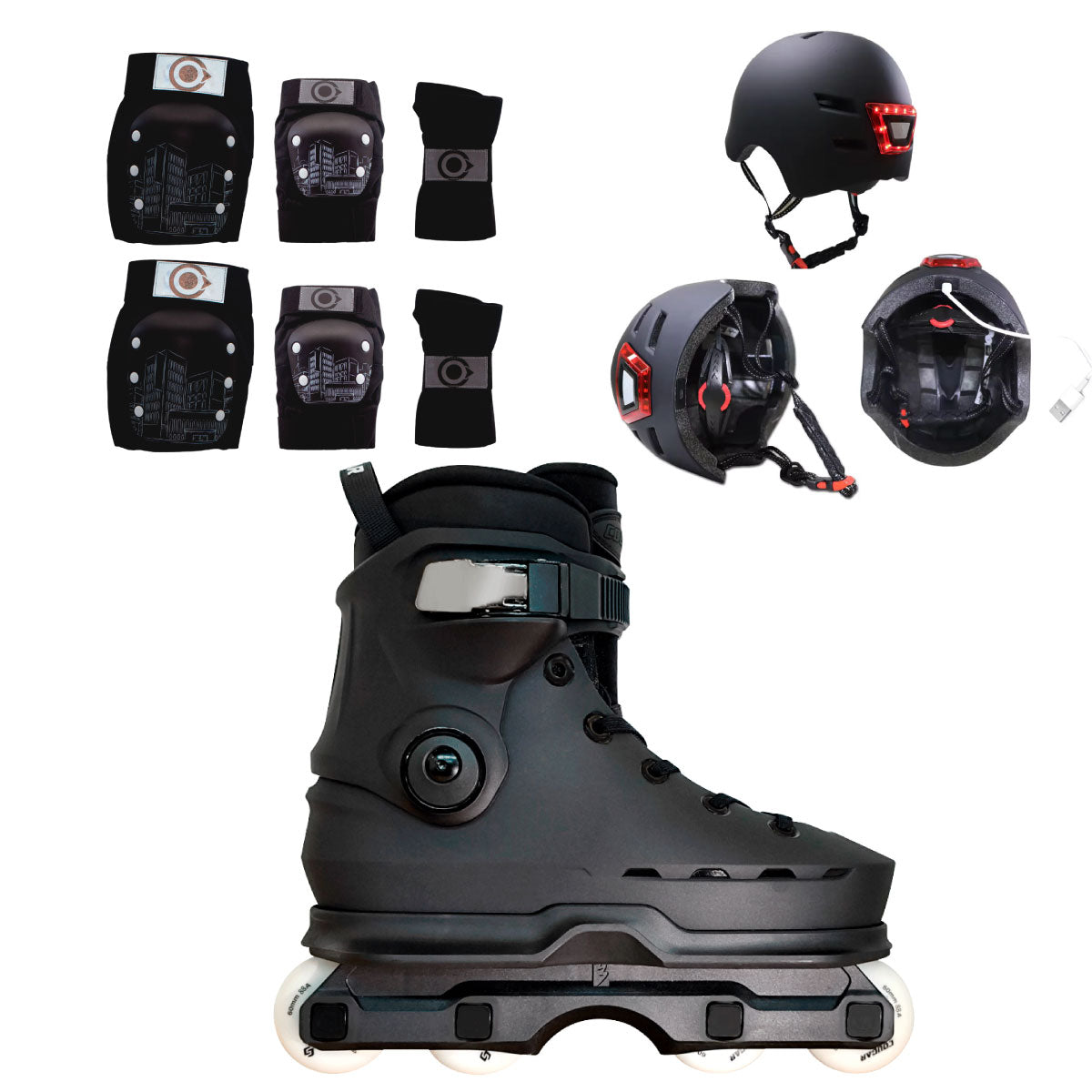 Patines En Linea agresivos MZS7003