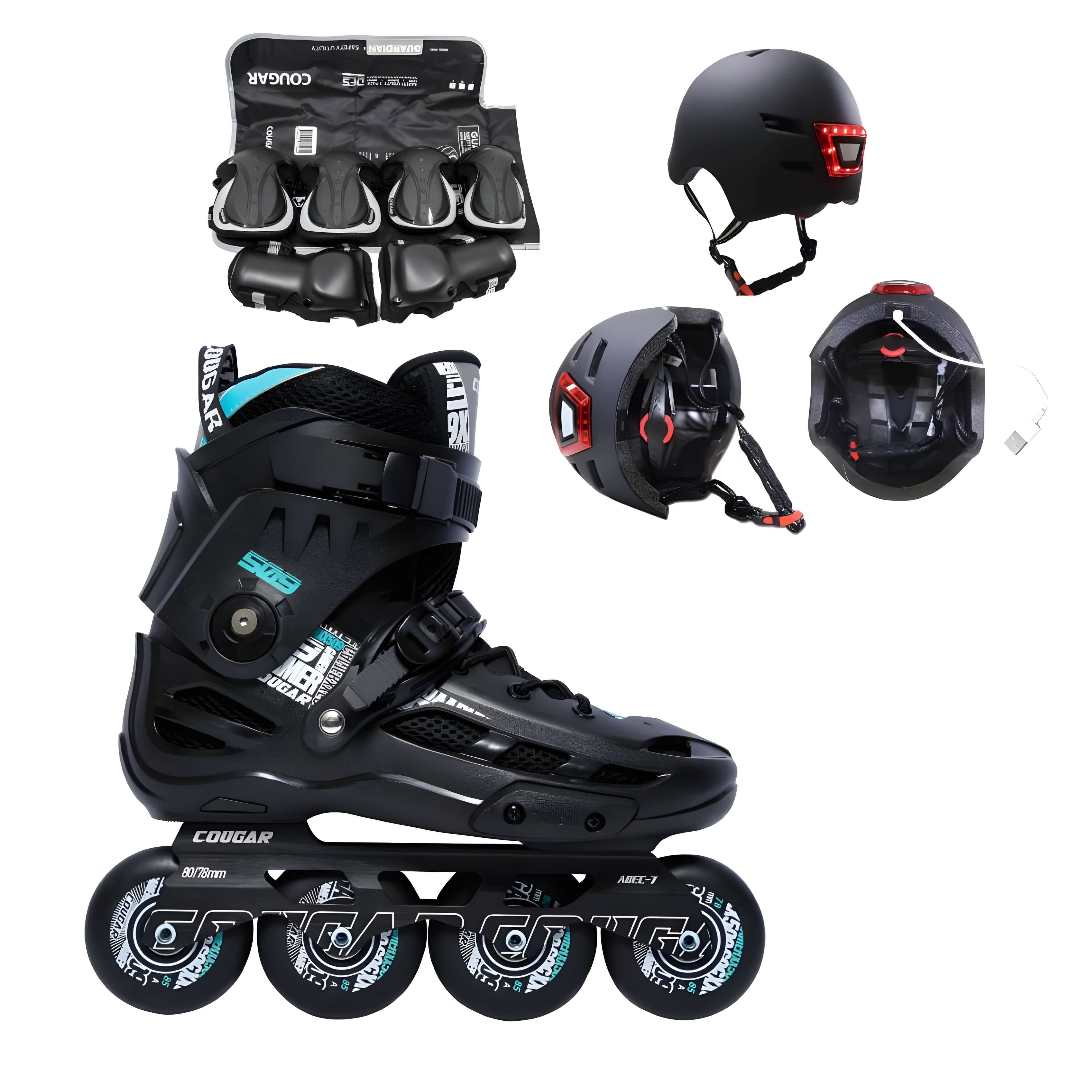 patines-en-linea-semiprofesionales-slalom-mzs509-negro-onwheels-colombia-protecciones-casco