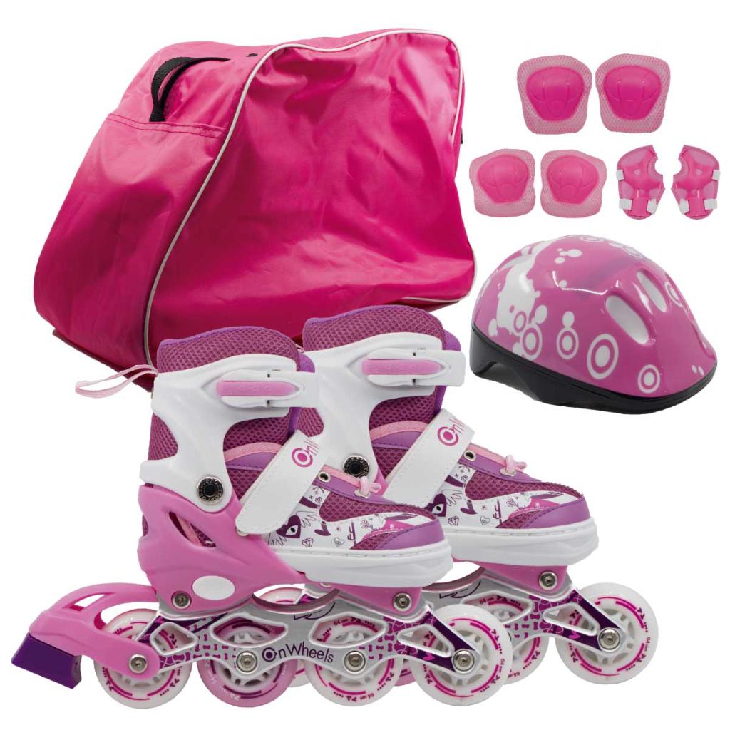 Combo de Patines Onwheels + Kit de Protección + Casco